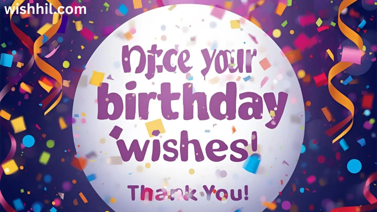 Status Thank You for Birthday Wishes